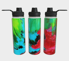 Load image into Gallery viewer, Magenta Tide Stainless Steel Water Bottle