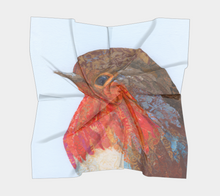Load image into Gallery viewer, Irish Robin Square Silk Scarf