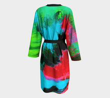 Load image into Gallery viewer, Magenta Tide Silk Peignoir - Long Style