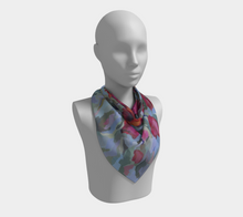 Load image into Gallery viewer, Blooming From Within Square Silk Scarf