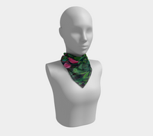 Load image into Gallery viewer, Secret Garden Square Silk Scarf