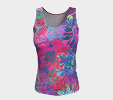 Load image into Gallery viewer, Summer Splendour Fitted Tank Top - Long