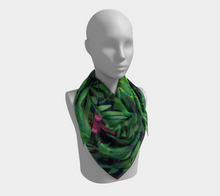 Load image into Gallery viewer, Secret Garden Square Silk Scarf