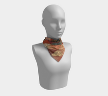 Load image into Gallery viewer, Dragonfly Square Silk Scarf