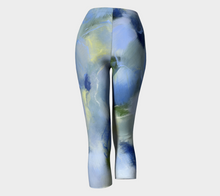 Load image into Gallery viewer, Misty Blue Capri Leggings