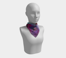 Load image into Gallery viewer, Galaxy Square Silk Scarf