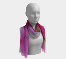 Load image into Gallery viewer, Distant Glow 2 Long Silk Scarf
