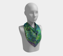 Load image into Gallery viewer, Abundance Square Silk Scarf
