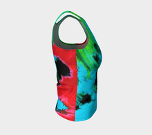 Load image into Gallery viewer, Magenta Tide Fitted Tank Top - Regular