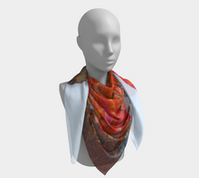 Load image into Gallery viewer, Irish Robin Square Silk Scarf