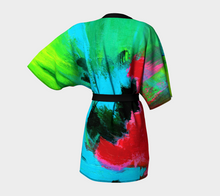 Load image into Gallery viewer, Magenta Tide Silk Kimono Robe - Short Style