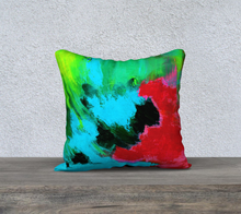 Load image into Gallery viewer, Magenta Tide Pillow Case 18" x 18"