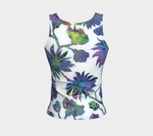 Load image into Gallery viewer, Tropical Blooms Fitted Tank Top - Regular