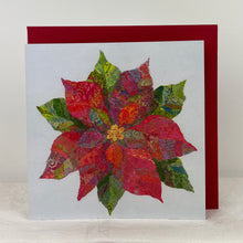 Load image into Gallery viewer, Poinsettia Greeting Card x 4