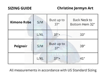 Load image into Gallery viewer, Magenta Tide Silk Peignoir - Long Style