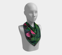 Load image into Gallery viewer, Secret Garden Square Silk Scarf