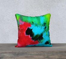 Load image into Gallery viewer, Magenta Tide Pillow Case 18" x 18"