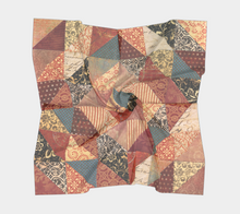 Load image into Gallery viewer, Dragonfly Square Silk Scarf