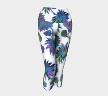 Load image into Gallery viewer, Tropical Blooms Yoga Capris