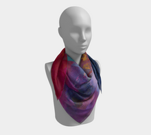 Load image into Gallery viewer, Galaxy Square Silk Scarf
