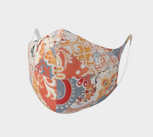 Load image into Gallery viewer, Orange Crush Double Knit Face Covering