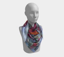 Load image into Gallery viewer, Blooming From Within Square Silk Scarf