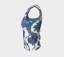 Load image into Gallery viewer, Tropical Blooms Fitted Tank Top - Regular