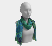Load image into Gallery viewer, Abundance 2 Long Silk Scarf