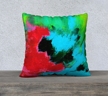 Load image into Gallery viewer, Magenta Tide Pillow Case 22" x 22"