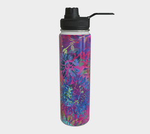 Summer Splendour Stainless Steel Water Bottle