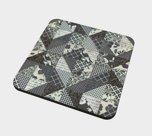 Black & White Coaster  - Set of 4