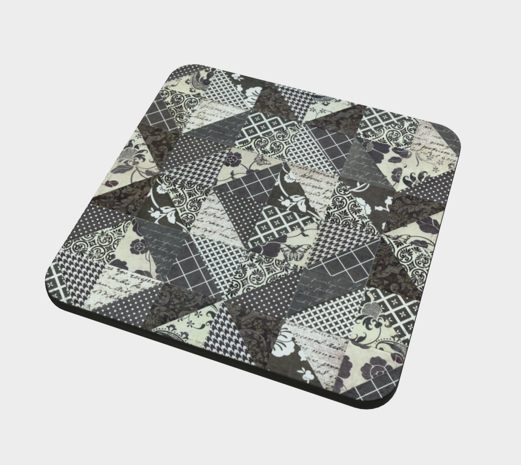 Black & White Coaster  - Set of 4
