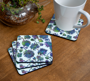 Tropical Blooms Coaster  - Set of 4