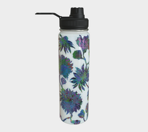 Tropical Blooms Stainless Steel Water Bottle