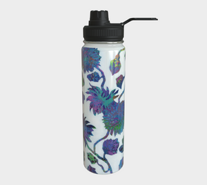 Tropical Blooms Stainless Steel Water Bottle