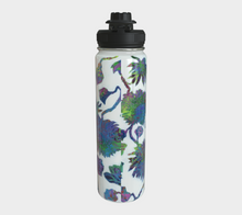 Load image into Gallery viewer, Tropical Blooms Stainless Steel Water Bottle
