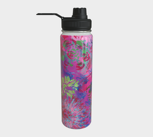 Summer Splendour Stainless Steel Water Bottle