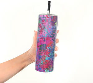 Summer Splendour Stainless Steel Tumbler