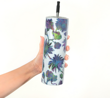 Load image into Gallery viewer, Tropical Blooms Stainless Steel Tumbler
