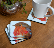 Load image into Gallery viewer, Irish Robin Coaster - Set of 4
