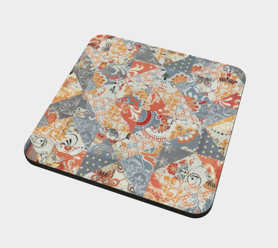 Orange Crush Coaster  - Set of 4