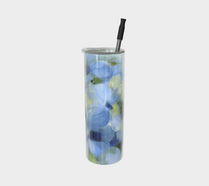 Misty Blue Stainless Steel Tumbler