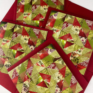Season's Greetings Card x 4