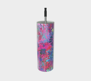 Summer Splendour Stainless Steel Tumbler