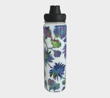 Load image into Gallery viewer, Tropical Blooms Stainless Steel Water Bottle
