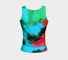 Load image into Gallery viewer, Magenta Tide Fitted Tank Top - Regular
