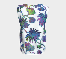 Load image into Gallery viewer, Tropical Blooms Loose Tank Top - Long
