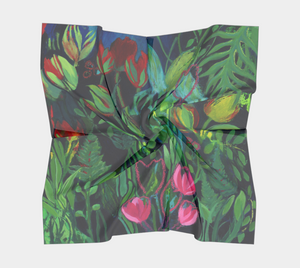 Secret Garden Silk Scarf