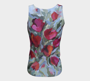 Blooming From Within Fitted Tank Top - Long