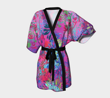 Load image into Gallery viewer, Summer Splendour Silk Kimono Robe - Short Style
